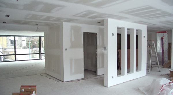 Plasterboard aka Drywall